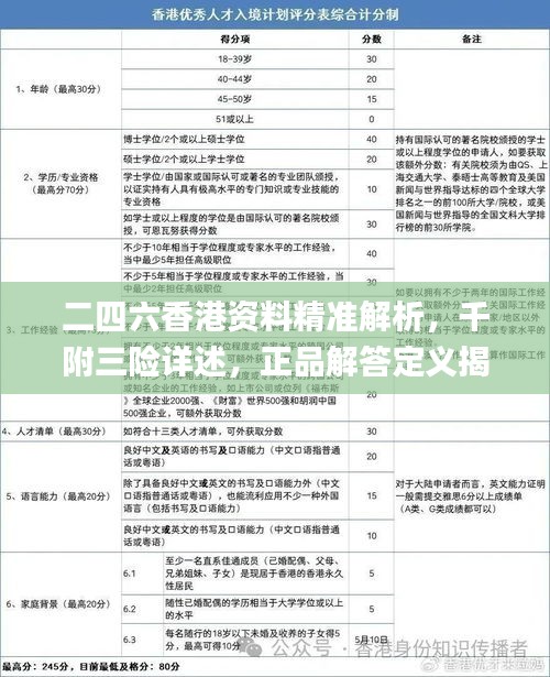 二四六香港資料精準(zhǔn)解析，千附三險(xiǎn)詳述，正品解答定義揭示_主力版YCQ557.91