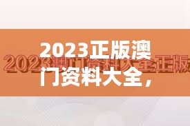 2023正版澳門資料大全，中西結(jié)合神碼MUK711.88