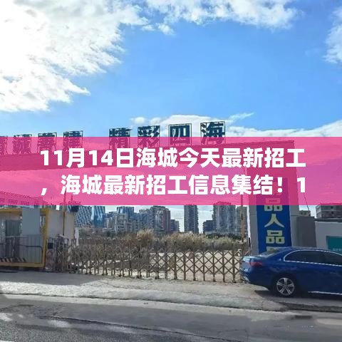 11月14日海城最新招工信息大放送，崗位集結(jié)，理想工作等你來挑！
