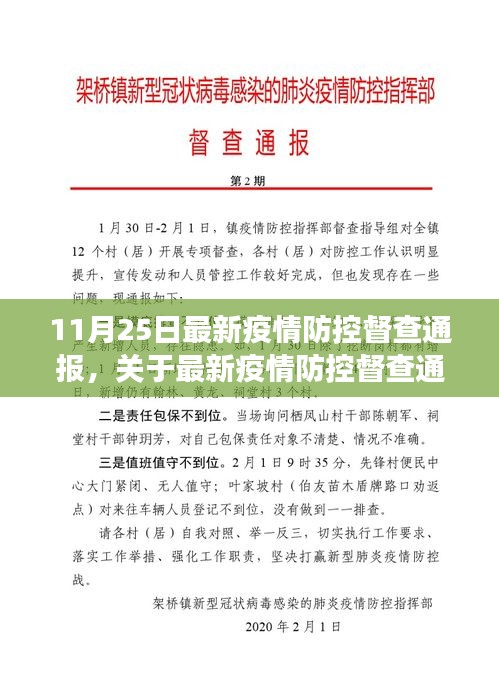 聚焦要點解讀，最新疫情防控督查通報分析（11月25日版）