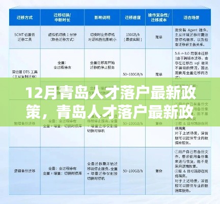 青島人才落戶最新政策解析，特性、體驗(yàn)、競(jìng)品對(duì)比及用戶群體深度分析