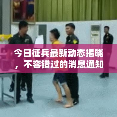 今日征兵最新動(dòng)態(tài)揭曉，不容錯(cuò)過(guò)的消息通知！