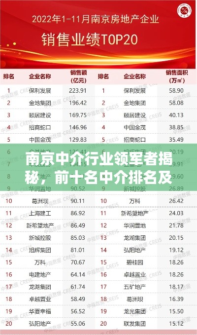 南京中介行業(yè)領(lǐng)軍者揭秘，前十名中介排名及深度解析